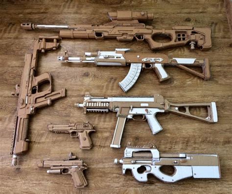 These are guns that i made for past few month (with cardboard) special for my cakeday : r/Rainbow6