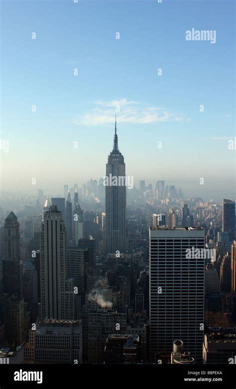 New York skyline with Empire State Building Stock Photo - Alamy