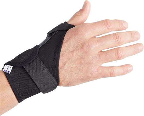 Actesso Elasticated Thumb Support Brace - Medical Splint Reduces Pain from Sprains, Tendonitis ...