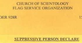 The Ex Scientologist: Scientology 101 - Suppressive Persons