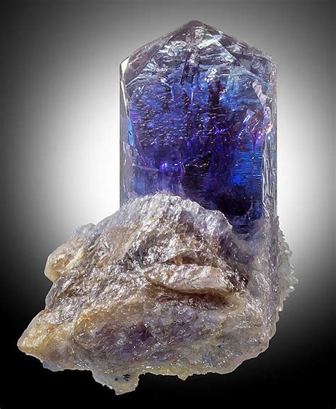 Tanzanite on Matrix This is one of the first Tanzanite matrix specimens ...