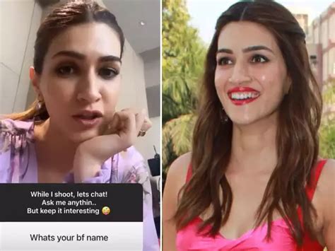 Kriti Sanon reacts to a fan asking the name of her boyfriend | Filmfare.com