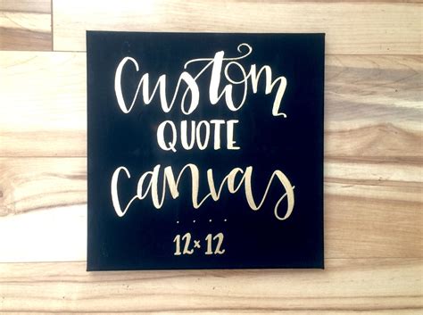 Custom 12x12 quote canvas quotes on canvas canvas quotes