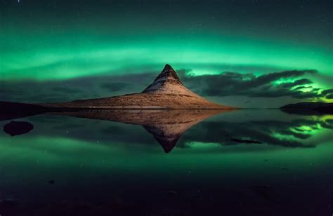 Aurora Borealis Kirkjufell Iceland Wallpaper, HD Nature 4K Wallpapers, Images and Background ...