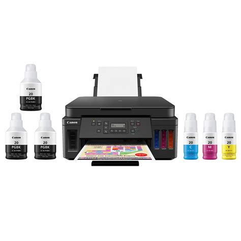 Buy Canon PIXMA G6020 All-in-One Supertank Wireless (Megatank) Printer, Copier and Scan with ...