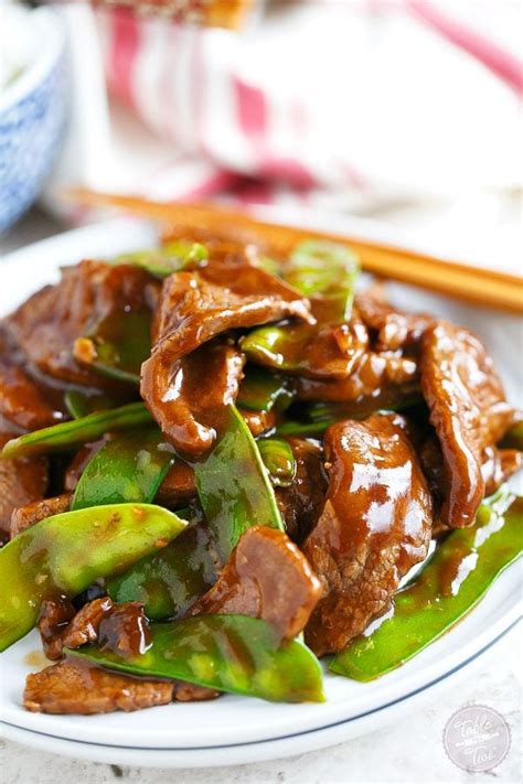 25-Minute Beef and Snow Pea Stir Fry | Table for Two® by Julie Chiou