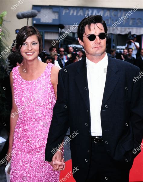 Kyle Maclachlan Linda Evangelista Cannes 1995 Editorial Stock Photo ...