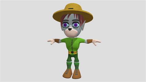 Cartoon person (#1) for game - Download Free 3D model by Mykola_Pirogov [0b1f67b] - Sketchfab