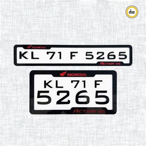 Bike Number Plate Online | Bike Number Plate Online Shop | Number plate ...