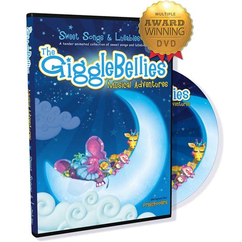 The GiggleBellies DVD Sweet Songs & Lullabies | Songs, Lullabies, Baby ...