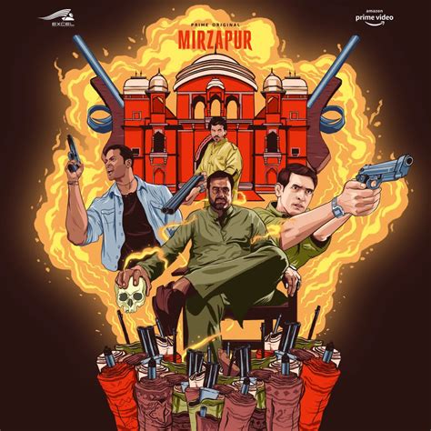 Mirzapur - The Bhaukal Poster | Web series, Movie posters, Amazon prime