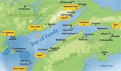 Image result for map fundy bay | East coast vacation, East coast travel ...