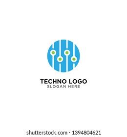 Techno Logo Template Vector Illustration Vector Stock Vector (Royalty ...