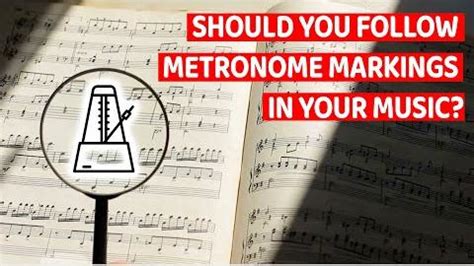 Should You Follow Metronome Markings in Your Music? - Music Video Lesson by Robert Estrin