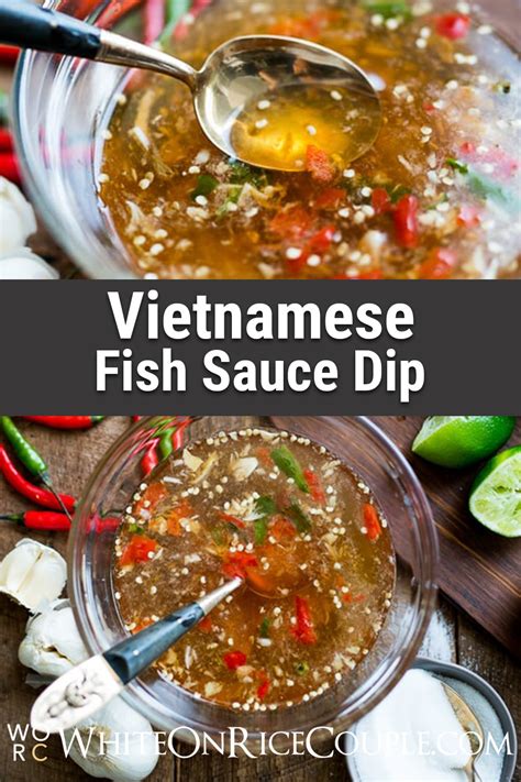 Vietnamese Fish Sauce Dip Recipe EASY QUICK | White On Rice Couple