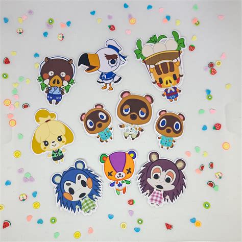 Animal Crossing Stickers ACNH - Etsy