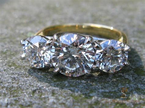 3 Three Stone Custom Diamond Ring | The Perfect Setting, Inc
