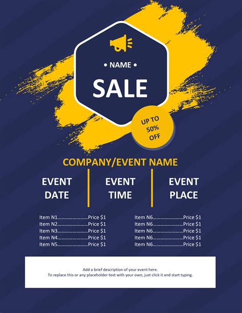 Free downloadable templates for flyers - sellingfad