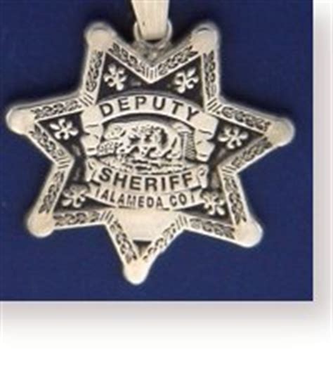 Alameda County, California Sheriff Badge Charms