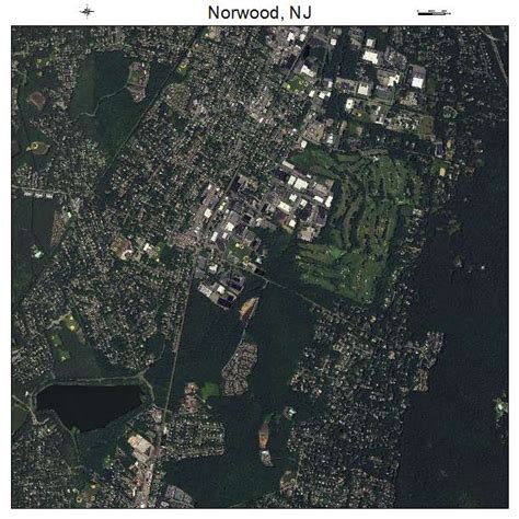 Aerial Photography Map of Norwood, NJ New Jersey