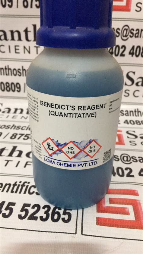 Benedict Reagent, Quantitative Solution, Bottle of 500 ml at Rs 200/piece in Chennai