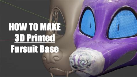 3D Printed Fursuit Head TUTORIAL - YouTube