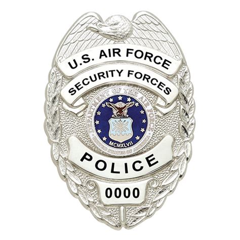 Smith and Warren U.S. Air Force Security Police Badge