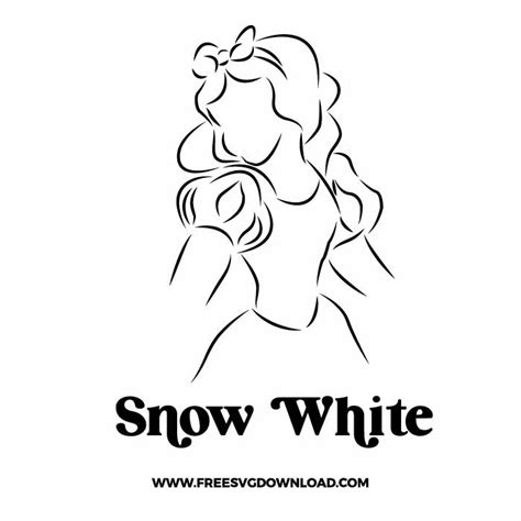 Snow White SVG & PNG Disney cut files | Free SVG Download