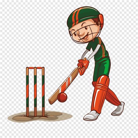 Sport Cricket, cartoon boy baseball illustration, cartoon Character ...