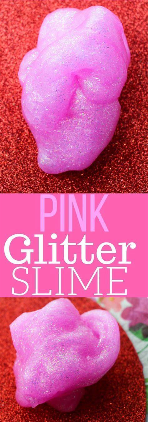 How to Make Pink Glitter Slime