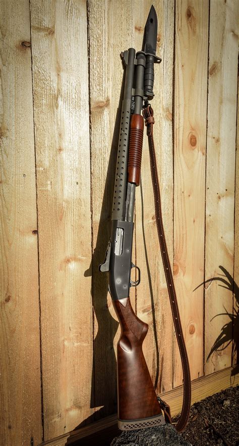 Mossberg 590A1 Retrograde with Optional Social Distancing Gauge : r/GunPorn