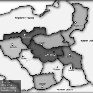 Map of the Duchy of Warsaw | Download Scientific Diagram