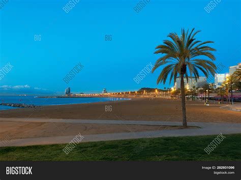 Night View Barceloneta Image & Photo (Free Trial) | Bigstock