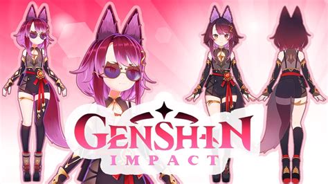 3D Modeling GENSHIN IMPACT Avatar In BLENDER - YouTube