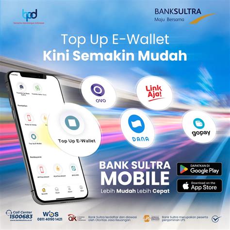 Top Up E-Wallet Semakin Mudah Lewat Bank Sultra Mobile - KENDARIPOS