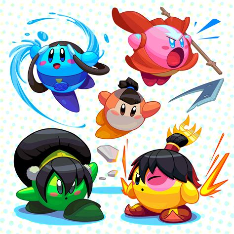 ArtStation - Kirby x Avatar: The Last Airbender