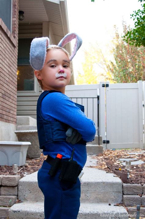 Officer Judy Hopps Halloween Costume • Crafting my Home