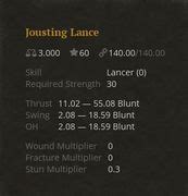 Jousting lance - Official Life is Feudal Wiki