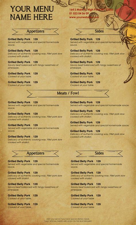 Design & Templates, Menu Templates ,Wedding Menu , Food Menu ,bar menu ,template bar menu ...