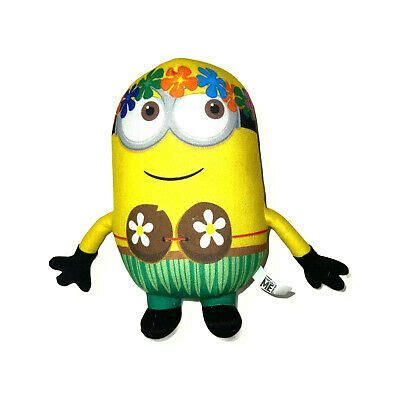 Despicable Me Hawaiian Minion Hula Skirt Plush Toy 10 inch Rare! | eBay Hula Skirt, Despicable ...