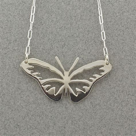 Sterling Silver Butterfly Necklace – Pat Cahill Metalworks