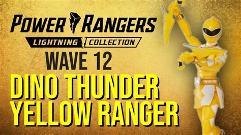 Power Rangers Lightning Collection- Dino Thunder Yellow Ranger (Wave 12 ...