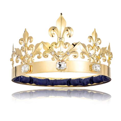 Buy DcZeRong Adult Men King Crown Birthday Crown Big Size Crown Prom King Crown Homecoming King ...