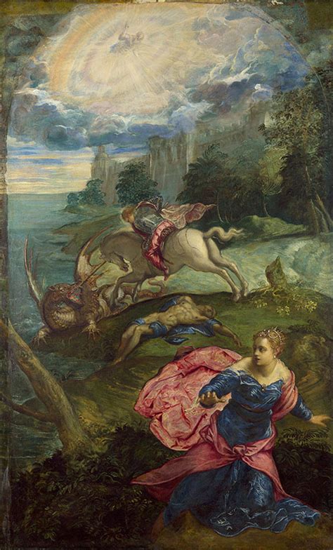 Tintoretto, St George and the Dragon | ColourLex