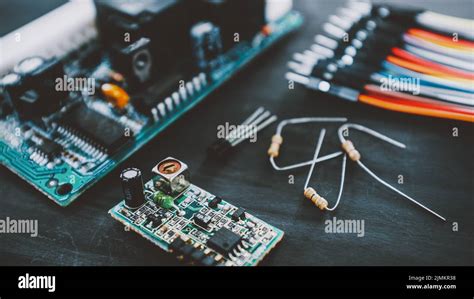 electrical engineering electronic components Stock Photo - Alamy