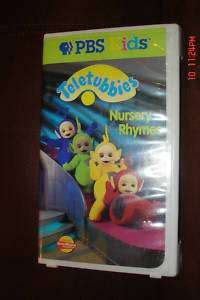 TELETUBBIES NURSERY RHYMES VHS TAPE TELETUBBIES