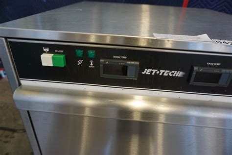 JET TECH F-18 STAINLESS UNDER COUNTER COMMERCIAL DISHWASHER WITH EXTRA ...