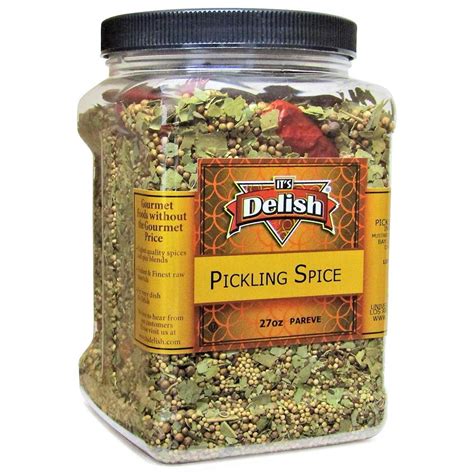 Picking Spice by It's Delish, 27 oz Reusable Container | Gourmet All Natural Blend of Pickling ...