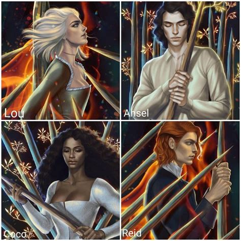 Serpent and Dove Characters | Personagens de livros, Personagens literários, Série de livros