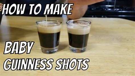 How to make a Baby Guinness Beer Shot - YouTube